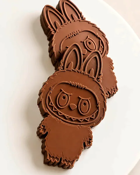 Tablettes personnage en chocolat au lait
